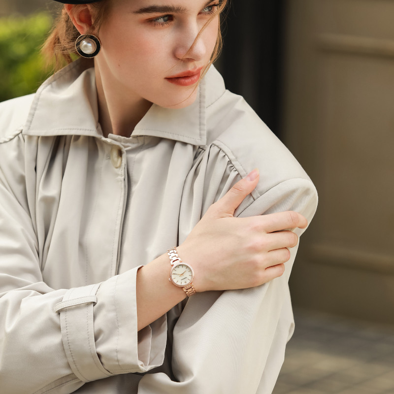 天王手表女2021年新款官方正品高级感时尚潮流石英表小圆表31241