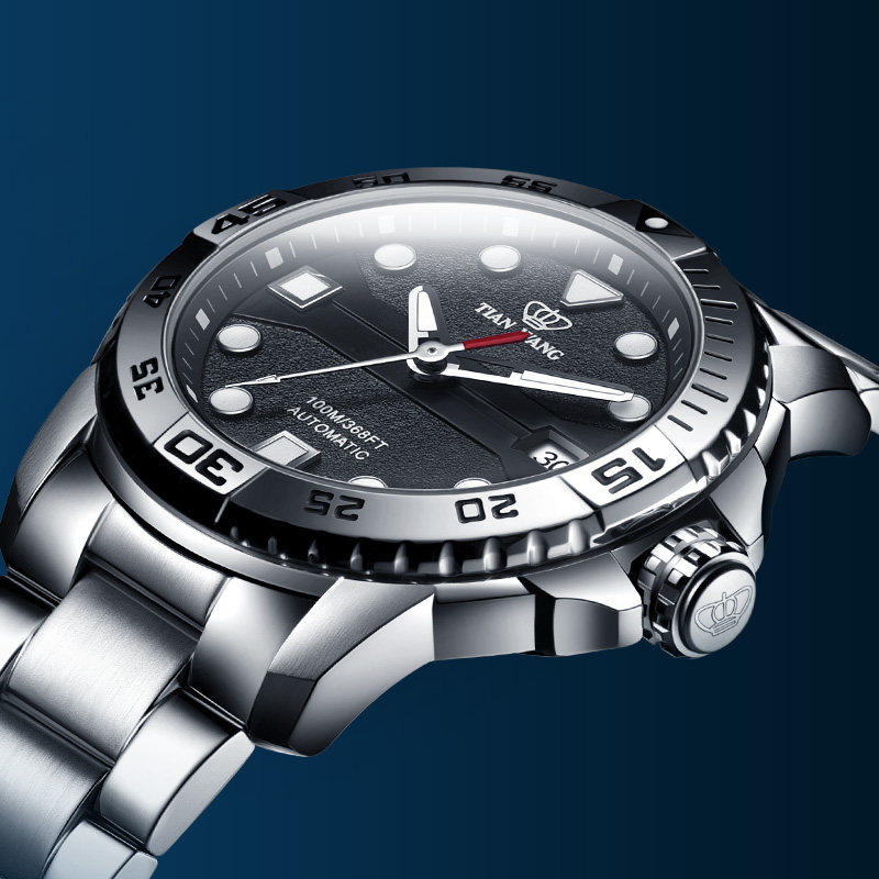 【双11预售】天王正品蓝鳍100机械表 天王壹寸金国产腕表