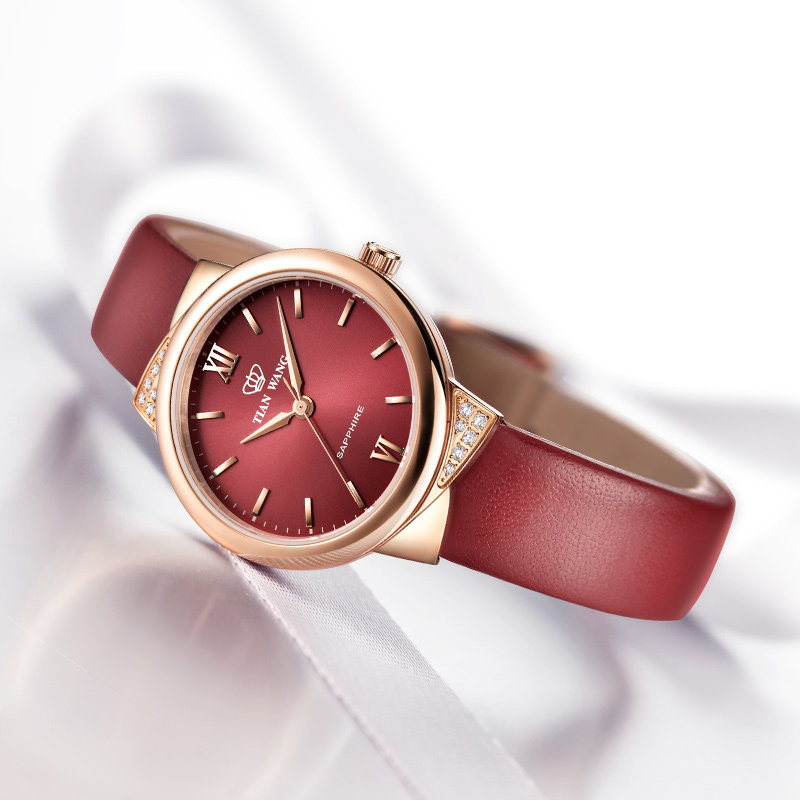 天王表品牌手表女时尚3951 天王壹寸金国产腕表