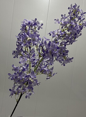紫色仿真丁香花布景装饰假花