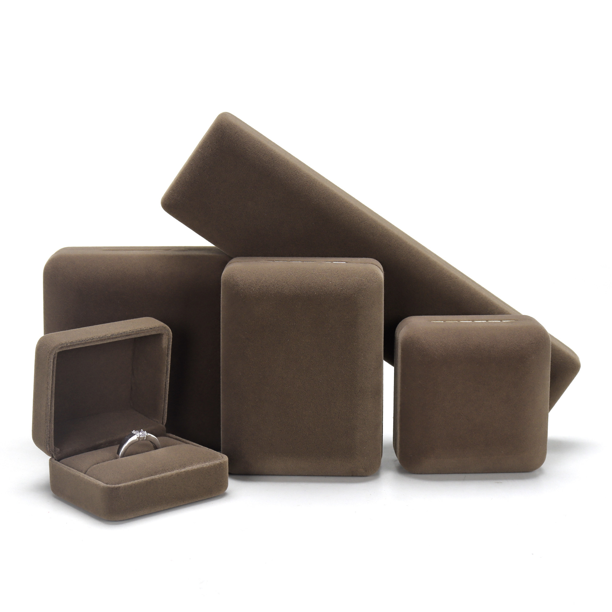 绒布铁盒珠宝首饰盒戒指吊坠手镯盒饰品包装盒包装礼物盒植绒盒子,淘宝优惠券,粉丝福利购,淘宝优惠卷