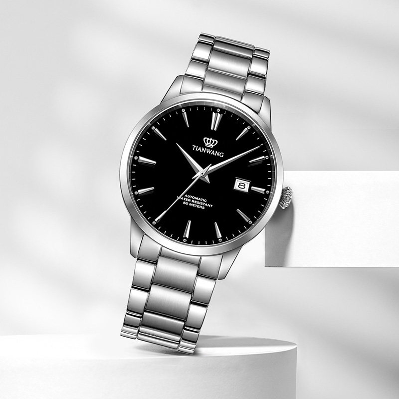 [商场同款专柜直发]天王男士机械表 天王半小时国产腕表