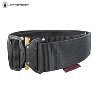 USA KITANICA Sacred Beetle Tactical Belt Army Meme Quick Open Buckle Abrasion Resistant Nylon Girdle Outdoor Belt