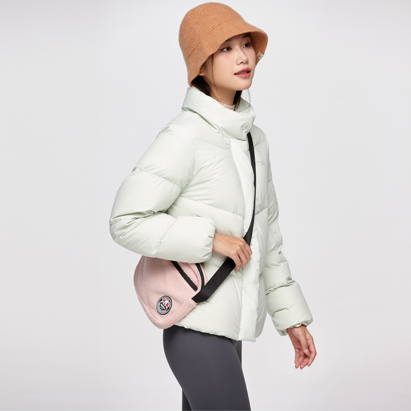 诺诗兰羽绒服女士秋冬新款防风防泼透气高蓬松加厚鹅绒保暖羽绒衣
