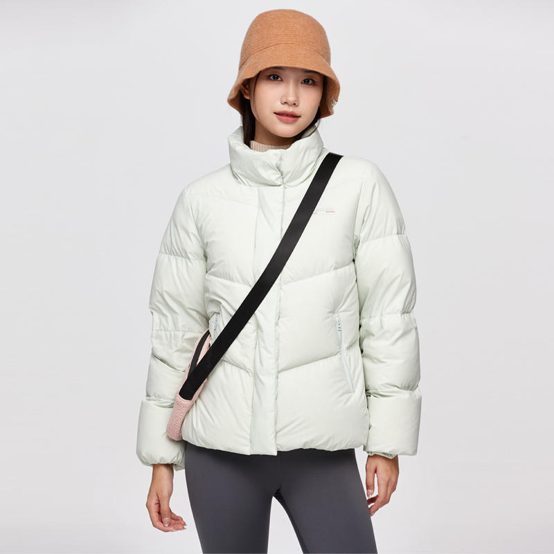 诺诗兰羽绒服女士秋冬新款防风防泼透气高蓬松加厚鹅绒保暖羽绒衣