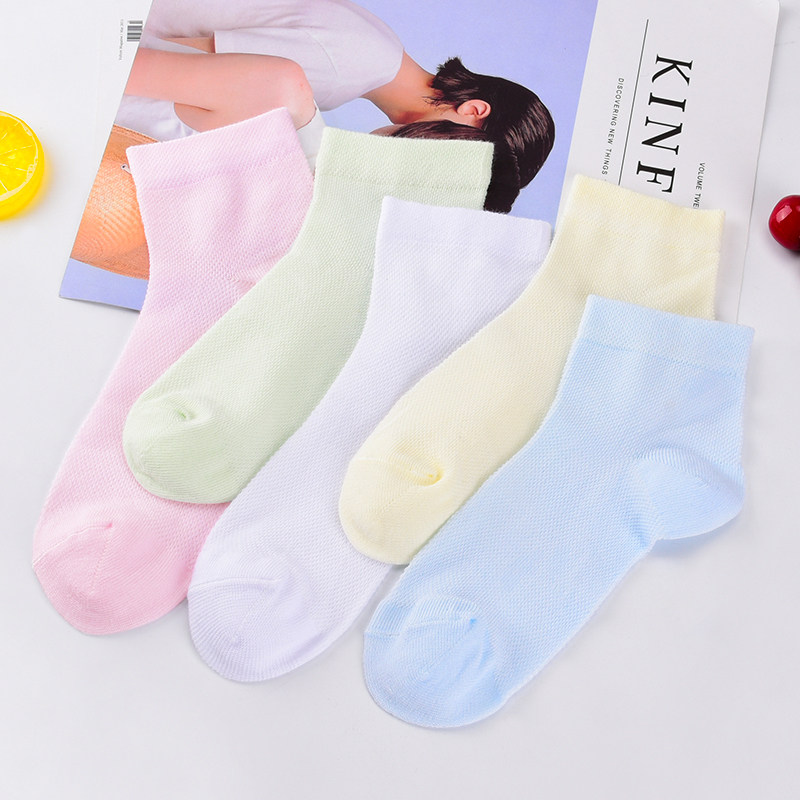 夏季纯棉网眼透气超薄中筒袜 浪莎鑫衢商城短袜/打底袜/丝袜/美腿袜