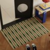 American retro style entry door wire circle floor mat Persian entry door dust removal floor mat household non-slip and dirt-resistant floor mats