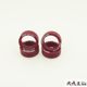 Self-made Tamiya 95208/92387/92140 printed four-wheel drive medium diameter low friction maroon red tires 4 pack
