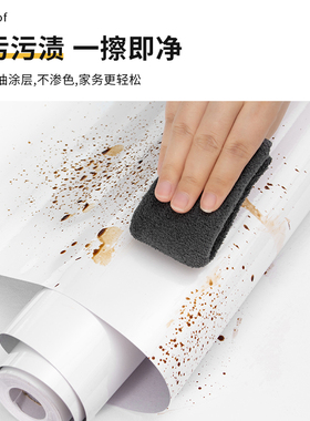 亮面烤漆白色衣柜贴纸自粘柜门桌子橱柜吧台餐桌翻新遮丑防水防潮