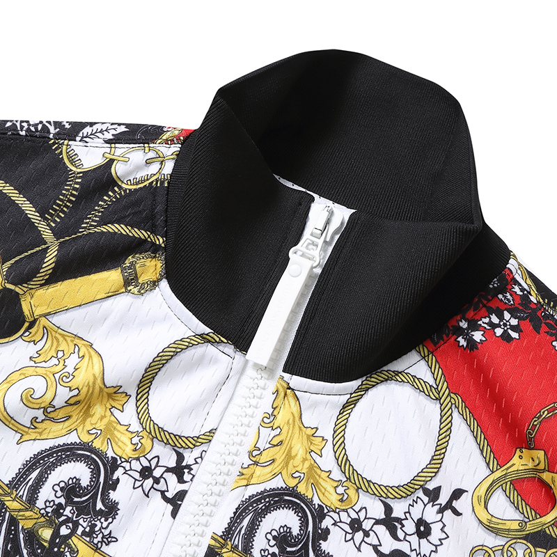 versace /范思哲男士印花潮夹克 邦琦国际夹克