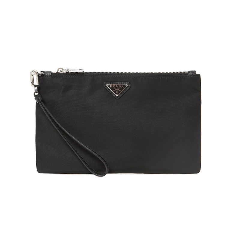 prada /普拉达长款拉链新品手提袋 邦琦国际男士包袋