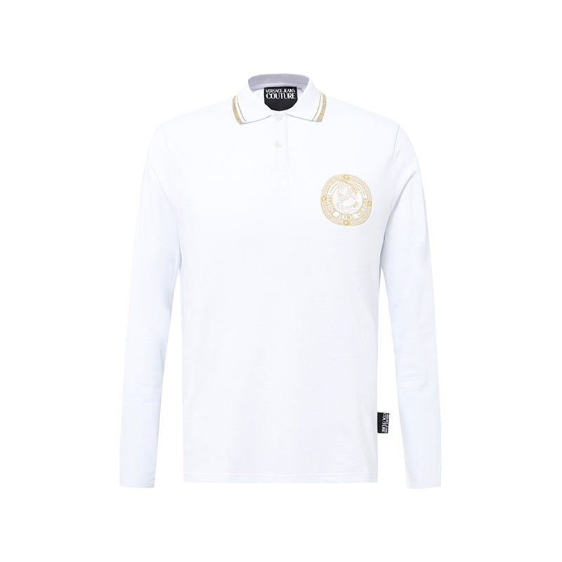 versace /范思哲春秋长袖潮polo衫 邦琦国际Polo衫