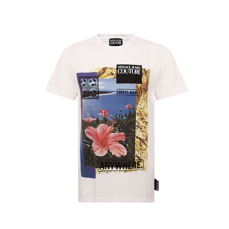 versace /范思哲男士字母鲜花t恤 邦琦国际T恤
