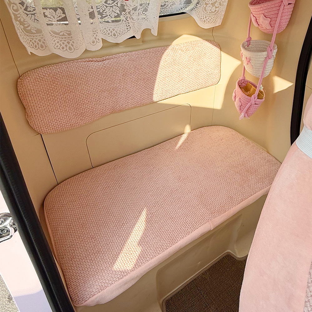 盛昊米粒e01pro米丽T8F8F9乔治卡迪电动三轮车内饰坐垫套装饰座套 - 图2