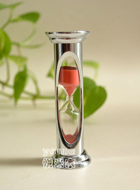 金属沙漏3分钟计时器摆件