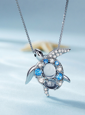 纯银海星海马戒指乌龟项链饰品