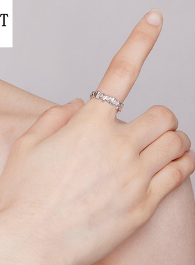 原创海洋世界澳宝海星贝壳排戒女夏日海洋风纯银简约个性戒指手饰