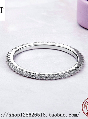 hfgt跨境时尚年轮s925镶钻指环