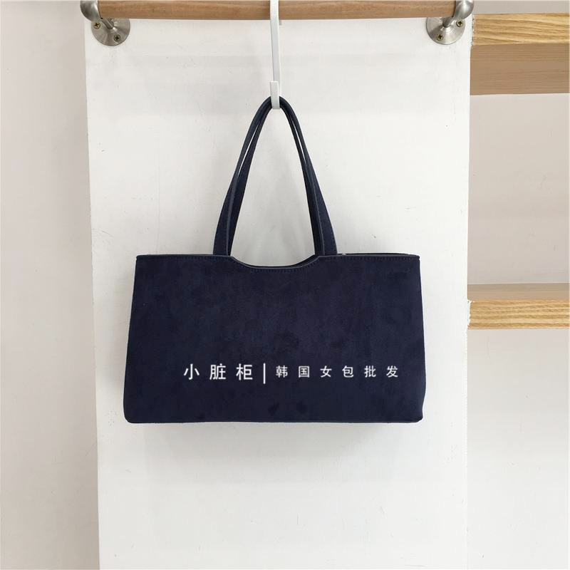 小脏柜 韩国秋冬高级质感磨砂麂皮绒简约ins百搭手提公文托特包,淘宝优惠券,粉丝福利购,淘宝优惠卷