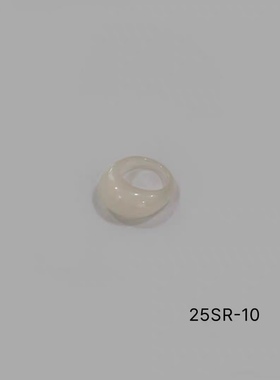 现货 韩国东大门Mohhe小众设计简约复古亚克力戒指个性高级感指环