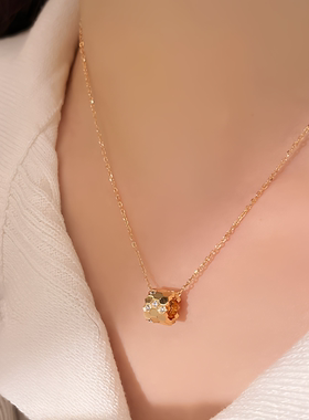 蜂巢小蛮腰项链万花筒链明星同款