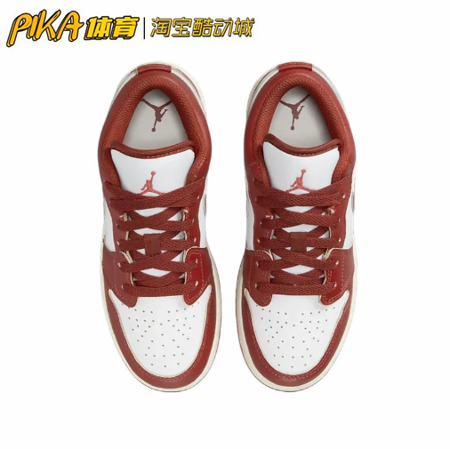 Air Jordan 1 沙丘红 潮流复古耐磨防滑缓震休闲鞋 FJ3465-160 KY - 图1