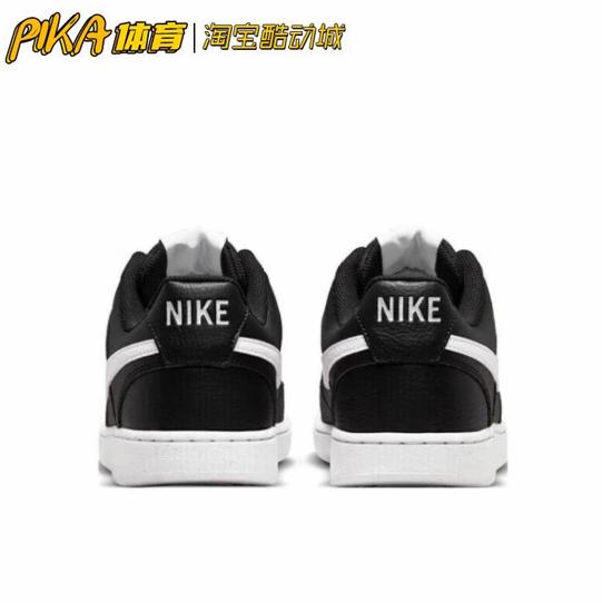 Nike Court Vision 炭黑/白色 舒适百搭 复古休闲鞋 DH2987-001 - 图2