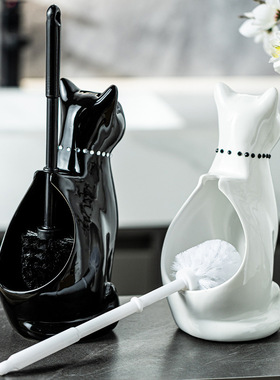 简约创意陶瓷马桶刷卫生间清洁