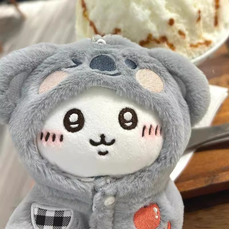 日版Pix Bun考拉连体娃衣吉伊小八乌萨奇毛绒公仔包挂件玩偶礼物 - 图3