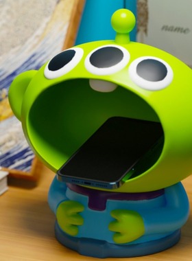 布丁狗入户钥匙收纳树脂摆件卡通玄关客厅茶几杂物整理储物盒