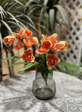 3D打印仿真东亚兰蕙兰保湿客厅