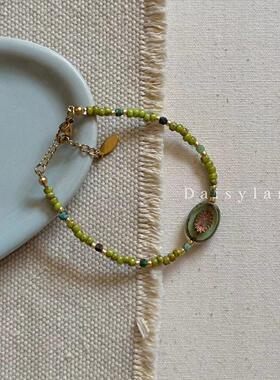 Daisyland Acc【林涧】捷克珠进口米珠小众原创复古串珠手链