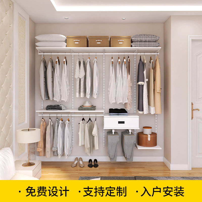 美达斯范洛/Fano卧室衣柜2.2米宽精装修房衣橱无醛环保金属衣帽间