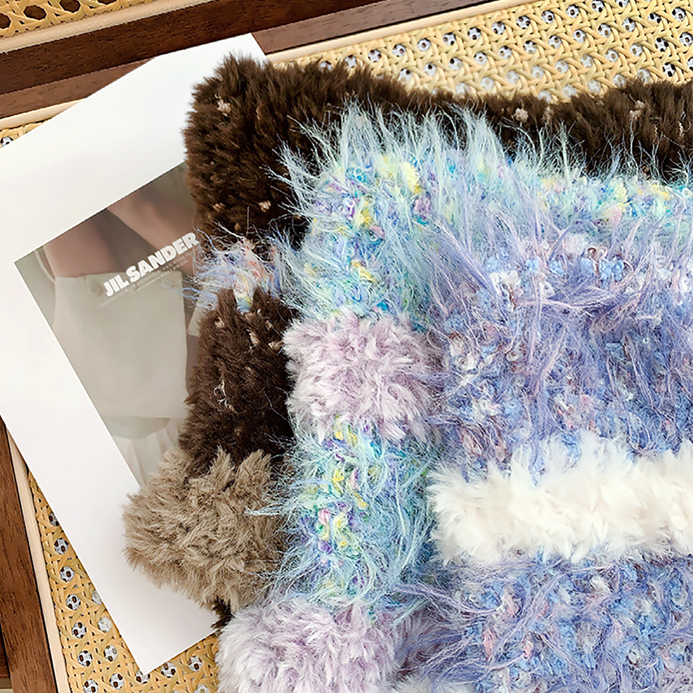 2025新款可爱猫耳毛绒针织帽子女秋冬季防寒保暖百搭显脸小护耳帽,淘宝优惠券,粉丝福利购,淘宝优惠卷