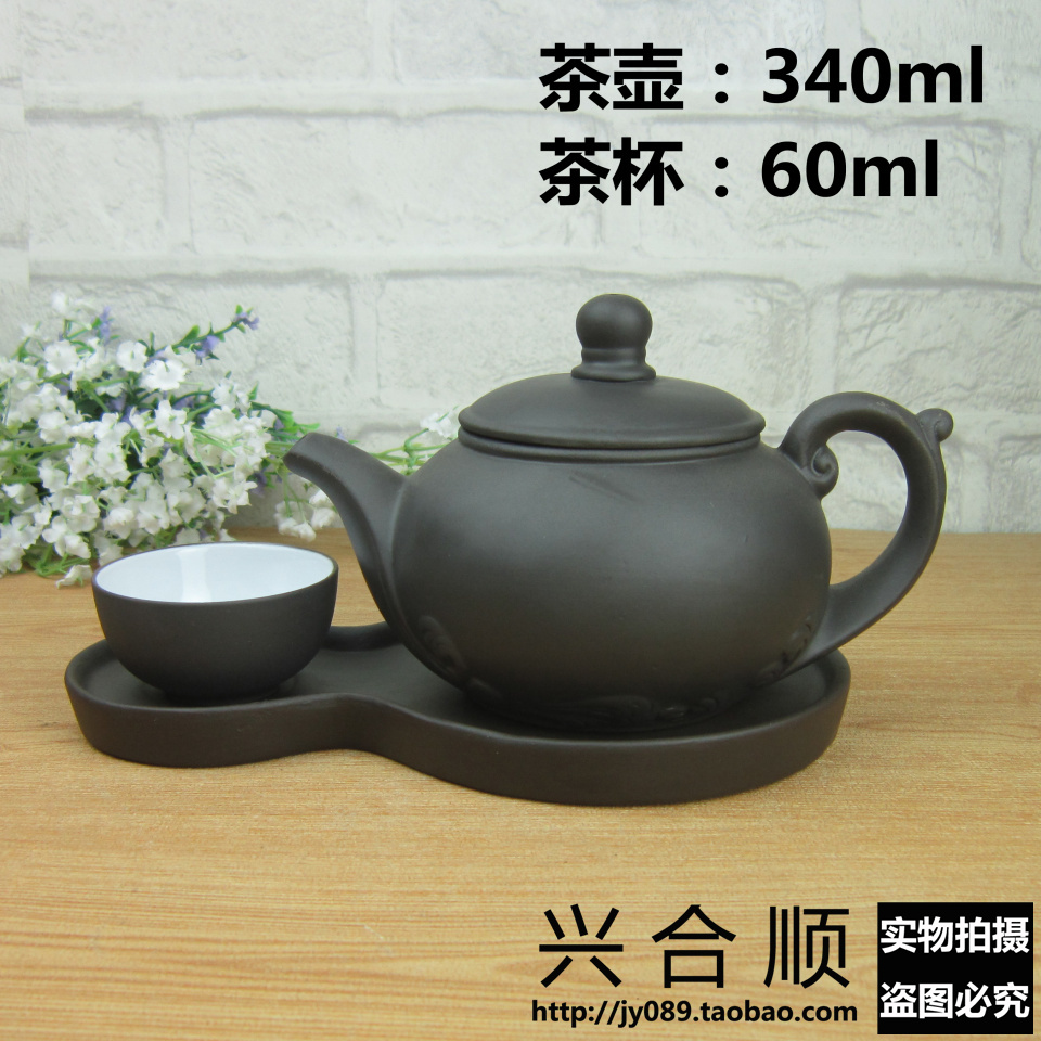 酒店餐厅茶楼蒸汤壶套装华氏名家功夫汤茶具养生壶三件套可定制-图2