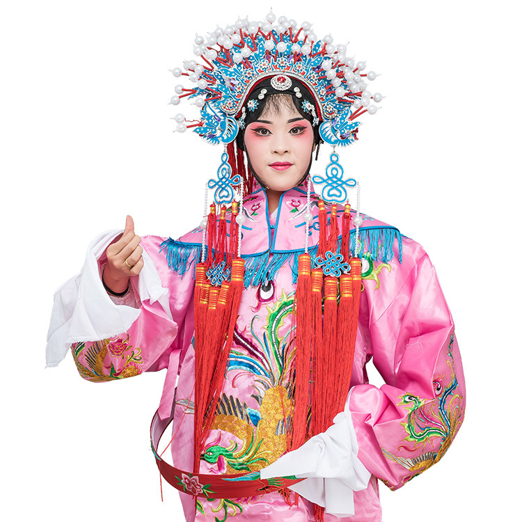 戏曲服装戏剧古装戏服 贵妃娘娘蟒袍公主凤冠霞帔 花旦普女蟒凤袍