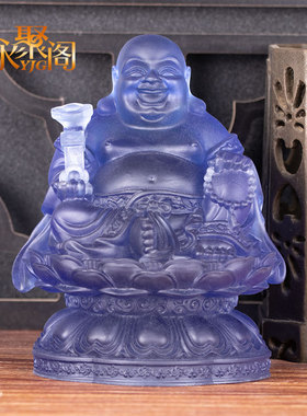 弥勒佛笑佛大肚佛佛像摆件居家客厅佛堂寺庙供奉礼佛佛具用品