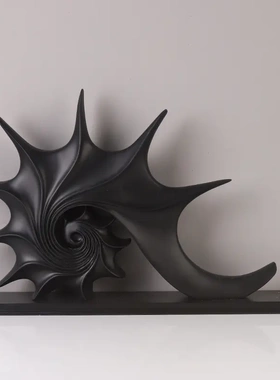 直销现代简约创意海螺书房摆件