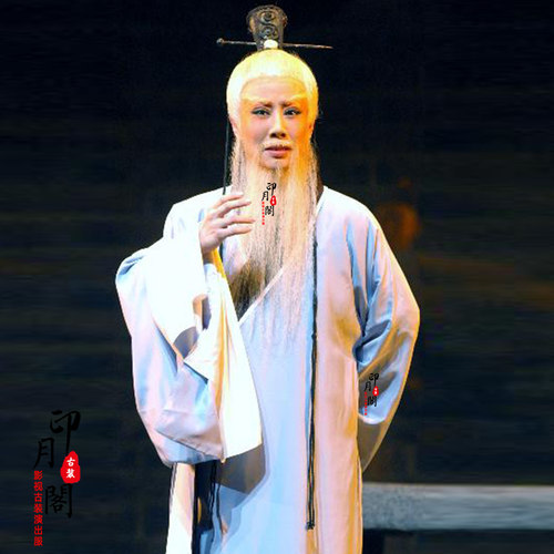 影视古代老头老神仙道士仙人男士棉麻汉服月老孔子太上老君古装 - 图1