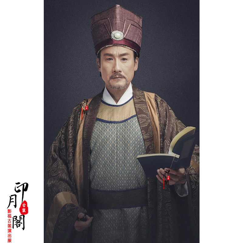 影视装唐朝宋朝男士古装汉服员外服掌柜服古代富商服宰相服演出服