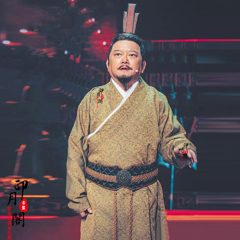 影视装唐朝宋朝男士古装汉服员外服掌柜服古代富商服宰相服演出服