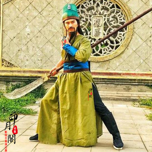 影视三国演义关羽关云长关公同款古装男士汉服大臣服武将将军古装 - 图2