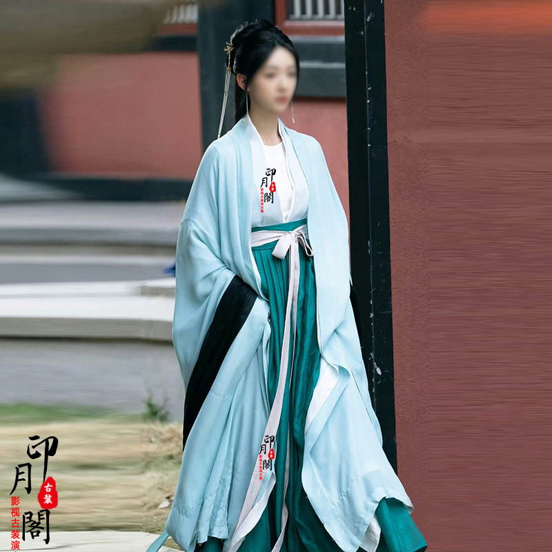 影视装墨雨同款唐朝宋朝女士襦裙飘逸仙女汉服舞蹈服妃子公主古装