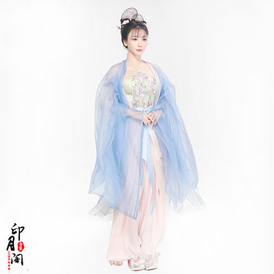 影视古装回到明朝当王爷服装性感仙女古装演出服唐朝小姐绣花服装 虎窝淘