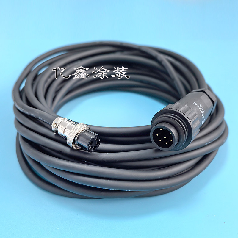 安本静电喷枪枪线电缆线粉末喷涂涂装设备配件2020款喷粉枪连接线,淘宝优惠券,粉丝福利购,淘宝优惠卷