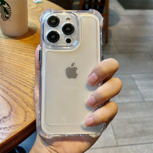 透明四角防摔适用苹果13手机壳16/15proiphone14promax新款全包11/12简约x - 图3