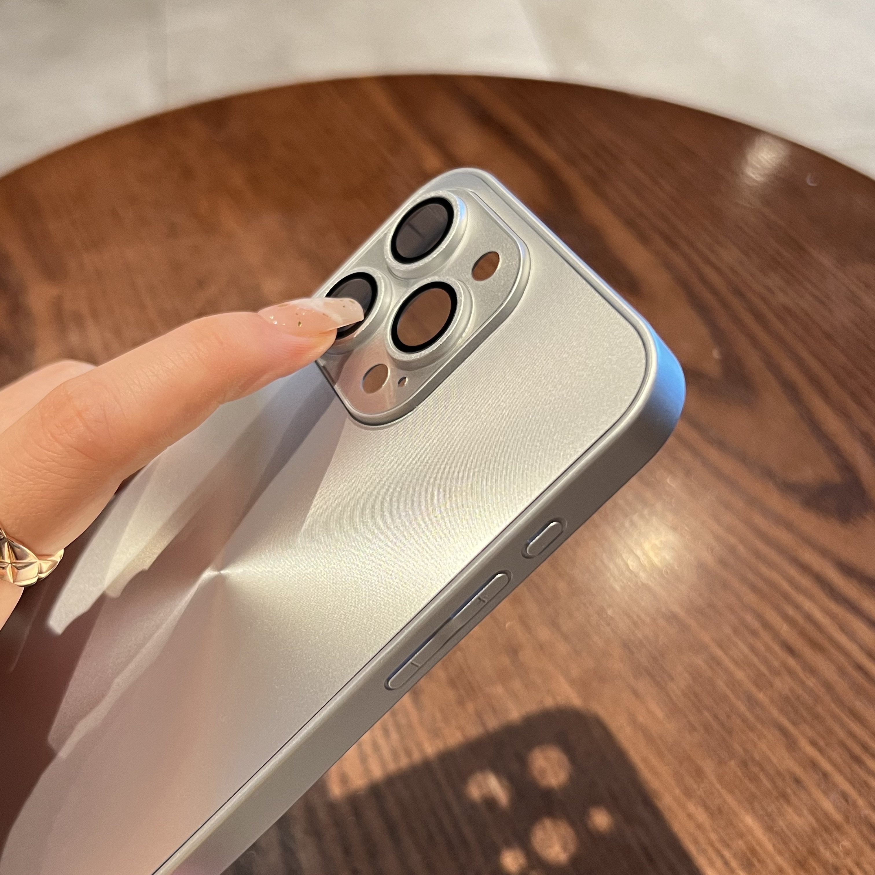 【高质感CD纹】暗紫色全包镜头膜适用iphone15pro手机壳苹果14proMax新款13简约风12高级防摔11保护套男女潮,淘宝优惠券,粉丝福利购,淘宝优惠卷