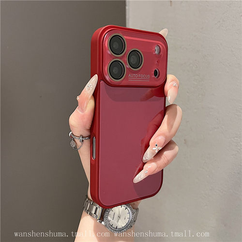 ins高级感秒变17蒂芙尼蓝玻璃适用苹果17promax手机壳iphone16pro新款15男女14网红13全包镜头膜12情侣防摔套 - 图0