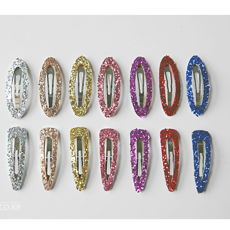 韩国进口大颗粒闪亮镂空水滴椭圆形BB夹贴片diy碎发边夹制作材料,淘宝优惠券,粉丝福利购,淘宝优惠卷