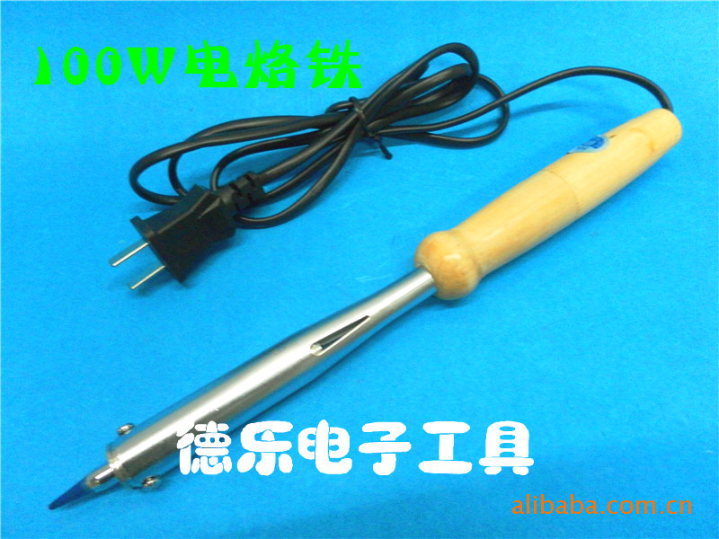 焊宝外热式电烙铁150W大功率烙铁木柄长寿命电烙铁80W/100W烙铁